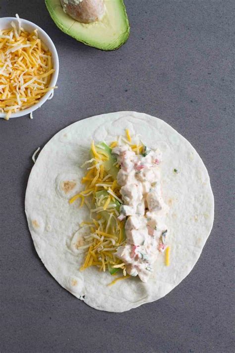 Tex-Mex Chicken Salad Wrap - calories, carbs, nutrition