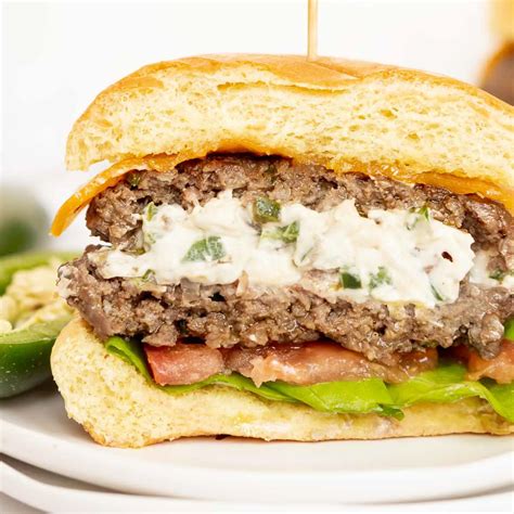 Texas Jalapeno Popper Burger - calories, carbs, nutrition