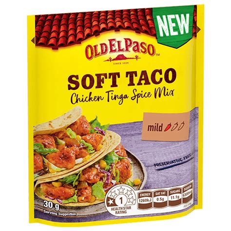 THab Taco Chicken Tinga Soft 4 EA - calories, carbs, nutrition