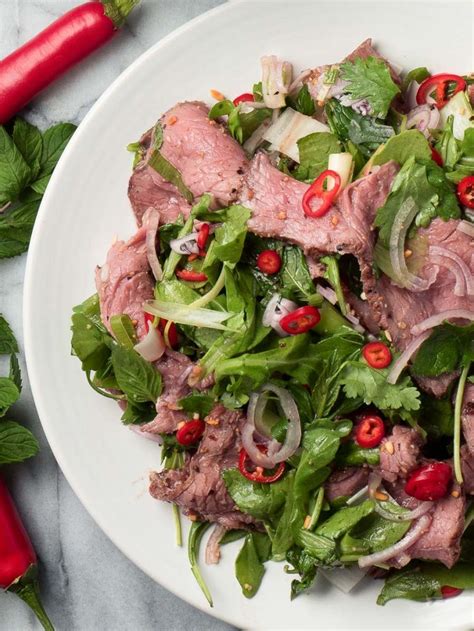 Thai Beef Salad with Mint - calories, carbs, nutrition