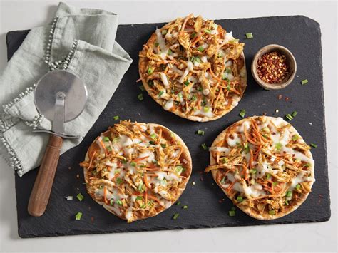 Thai Chicken Pizza, Topped, Personal Size - calories, carbs, nutrition