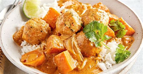 Thai Red Curry Meatball Meal - calories, carbs, nutrition