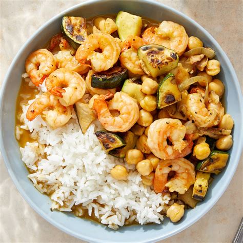 Thai Shrimp Curry with Jasmine Rice - calories, carbs, nutrition