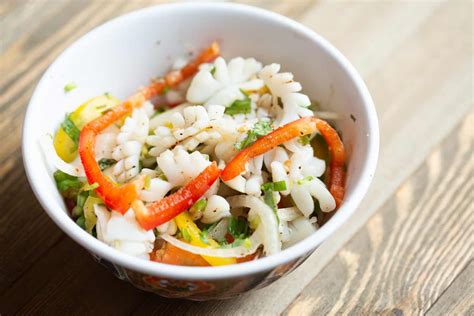 Thai Squid Salad - calories, carbs, nutrition