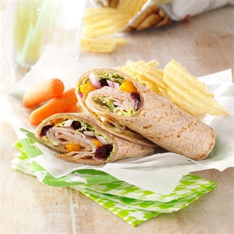 Thanksgiving Turkey Wrap - calories, carbs, nutrition