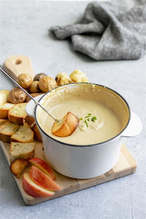 Three Cheese Fondue - calories, carbs, nutrition