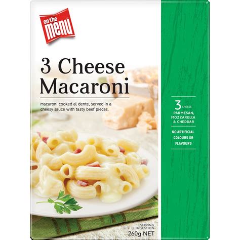 Three Cheese Macaroni Cheese - calories, carbs, nutrition