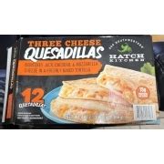 Three Cheese Poblano Quesadilla - calories, carbs, nutrition