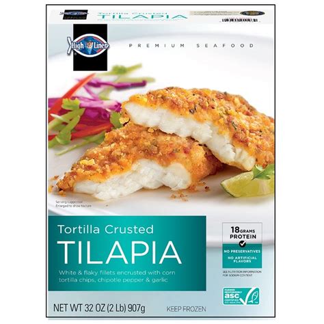 Tilapia, Tortilla Encrusted - calories, carbs, nutrition