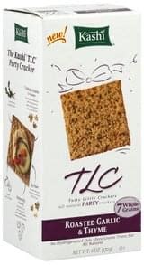TLC Party Crackers - Roasted Garlic & Thyme - calories, carbs, nutrition