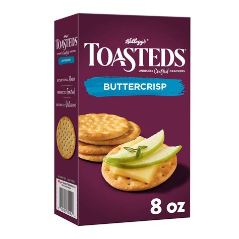 Toasteds Crackers - Buttercrisp - calories, carbs, nutrition