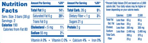 Toffee & Chocolate Crunch Snack Bar - calories, carbs, nutrition