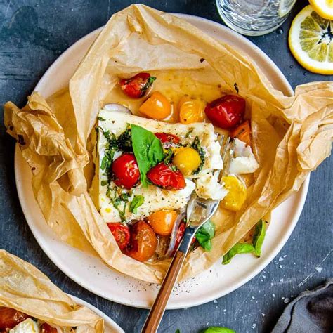 Tomato Basil Baked Cod - calories, carbs, nutrition