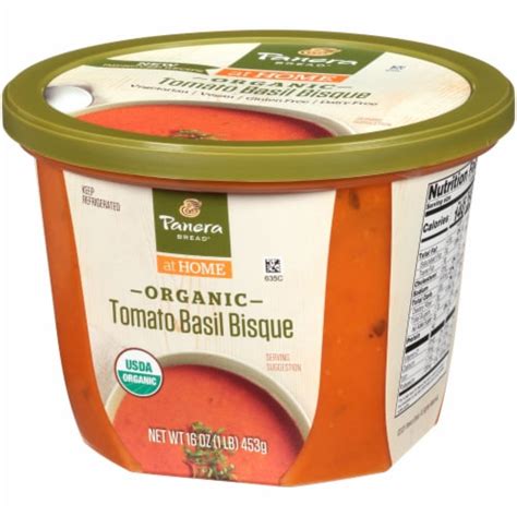 Tomato Bisque with Fresh Basil 16 oz - calories, carbs, nutrition