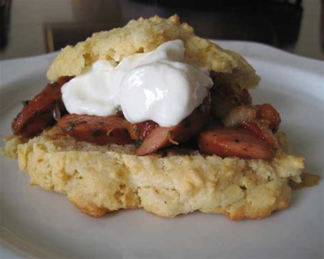 Tomato & Kielbasa Shortcake - calories, carbs, nutrition