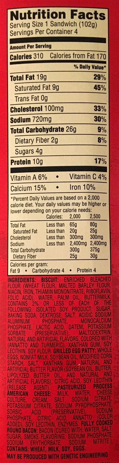 Tomato, Peppers & Cheese Biscuit - calories, carbs, nutrition