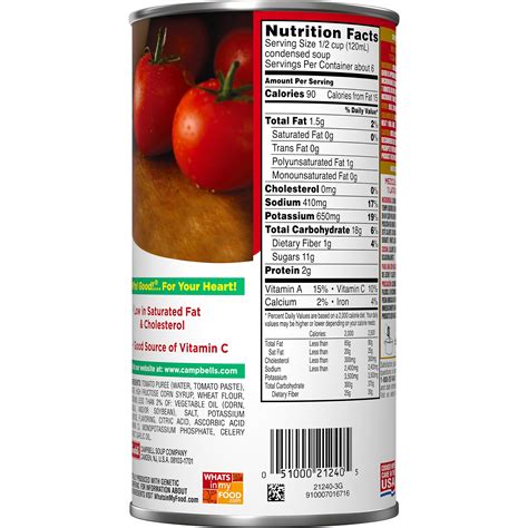 Tomatoe Soup Light - calories, carbs, nutrition