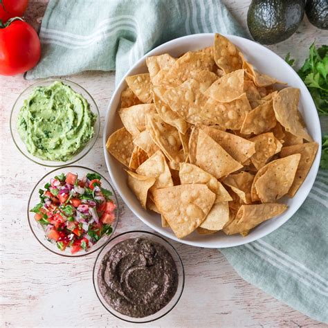 Tortilla Chips House Fried Pico & Guacamole 1 EA - calories, carbs, nutrition