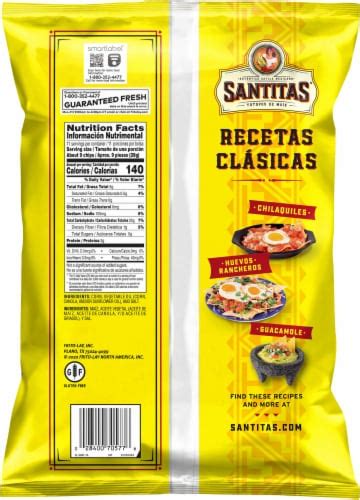 Tortilla Chips Yellow Baked 1 oz - calories, carbs, nutrition