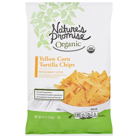 Tortilla Chips Yellow House Fried 1 oz - calories, carbs, nutrition