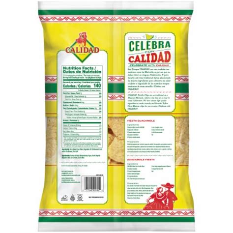 Tortilla Chips Yellow House Fried 12 Chips - calories, carbs, nutrition