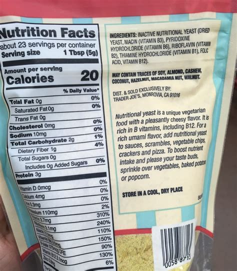 Trader Joes - calories, carbs, nutrition