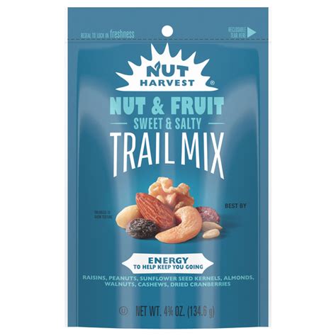 Trail Mix - Nut & Fruit - calories, carbs, nutrition