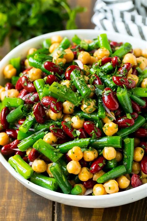 Tri-Bean Salad - calories, carbs, nutrition