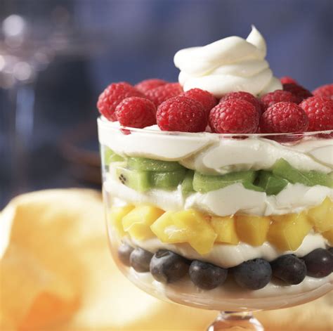 Tropical Fruit and Berry Parfait - calories, carbs, nutrition