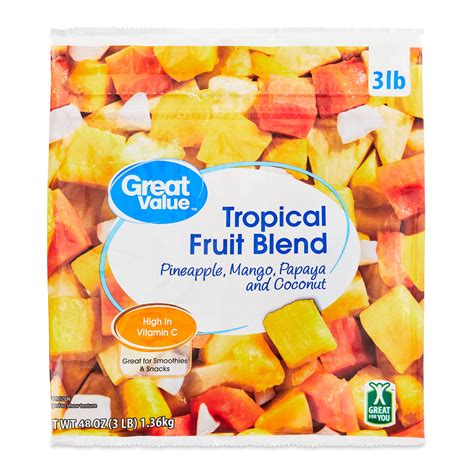 Tropical Fruit Blend - calories, carbs, nutrition