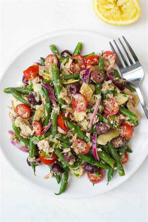 Tuna & Green Bean Salad - calories, carbs, nutrition