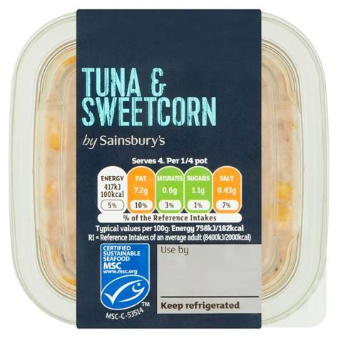 Tuna Mayonnaise Pot - calories, carbs, nutrition