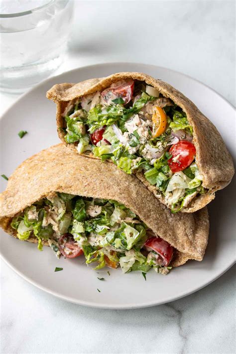 Tuna Salad Pita - calories, carbs, nutrition