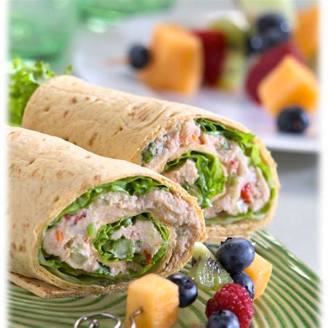 Tuna Salad Wraps - calories, carbs, nutrition