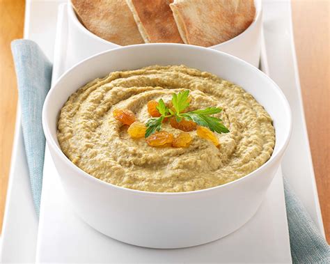 Tunisian-Spiced Raisin Hummus - calories, carbs, nutrition