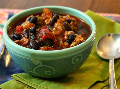 Turkey and Black Bean Chili - calories, carbs, nutrition