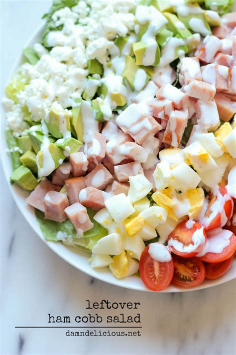 Turkey and Ham Cobb Salad - calories, carbs, nutrition