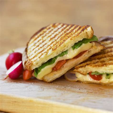 Turkey and Roasted Red Pepper Panini - calories, carbs, nutrition