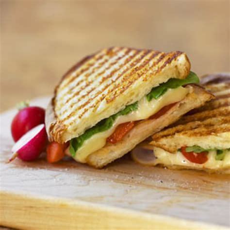 Turkey and Roasted Red Pepper Panini - calories, carbs, nutrition