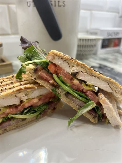 Turkey Bacon Ranch Panini - calories, carbs, nutrition