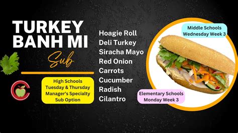 Turkey Banh Mi Sub (12") - calories, carbs, nutrition