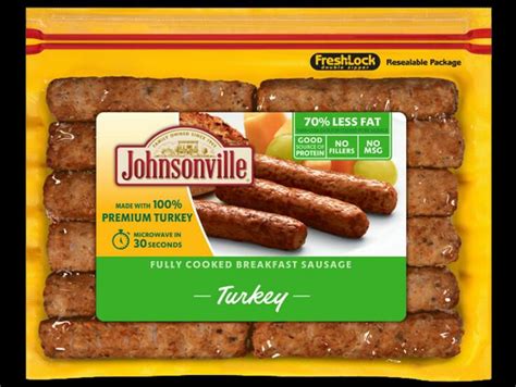 Turkey Breakfast Sausage Hot - calories, carbs, nutrition