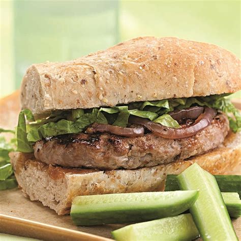 Turkey Burger w/Onion & Ginger Chutney - calories, carbs, nutrition