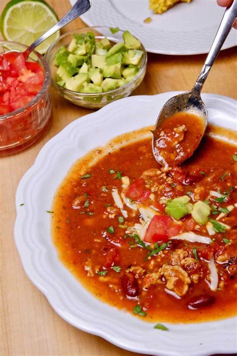 Turkey Chili Soup - calories, carbs, nutrition