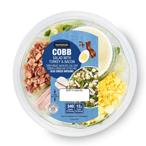 Turkey Cobb Bacon Salad (33095.7) - calories, carbs, nutrition