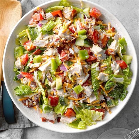 Turkey Garden Salad, no bacon - calories, carbs, nutrition