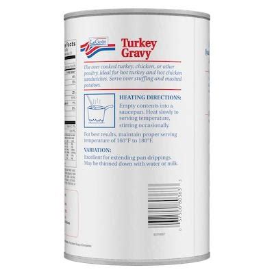 Turkey Gravy Mix, Legout - calories, carbs, nutrition