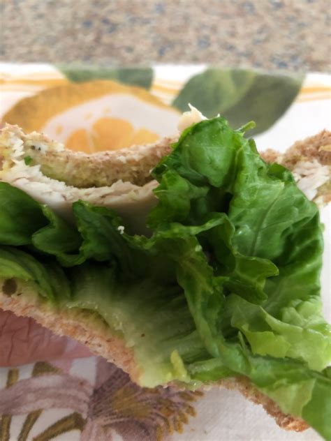 Turkey Guacamole Sandwich - calories, carbs, nutrition