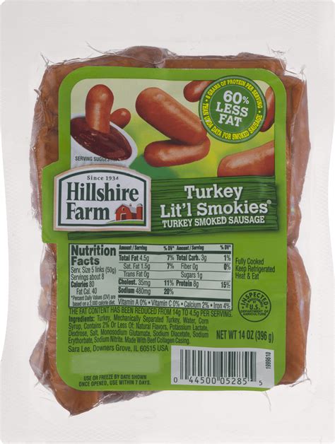 Turkey Lil Smokies - calories, carbs, nutrition