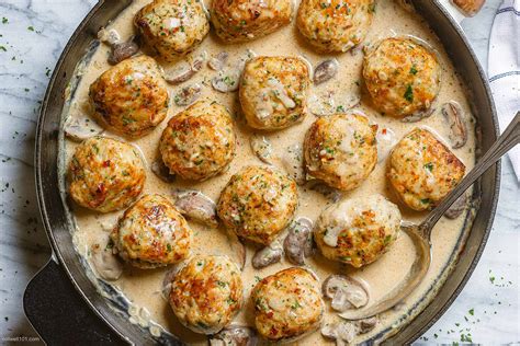 Turkey Meatball & Mushroom Gravy Meal - calories, carbs, nutrition